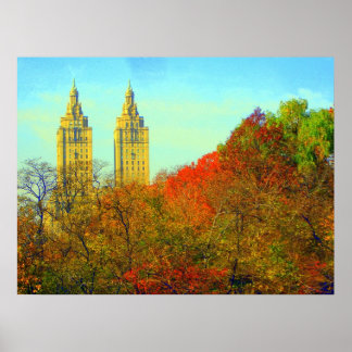 Poster Central Park Lake View 2006