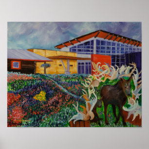 Poster Centre culturel Morris Thompson, Fairbanks Alaska