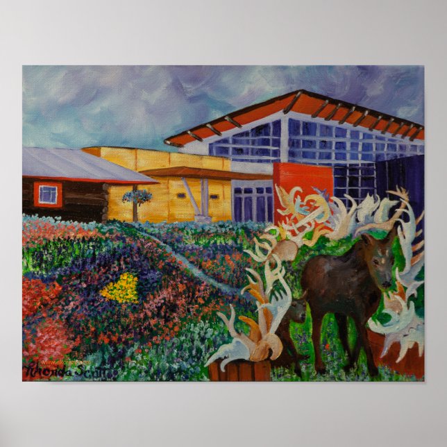 Poster Centre culturel Morris Thompson, Fairbanks Alaska (Devant)