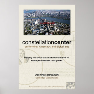 Poster centre de constellation 001