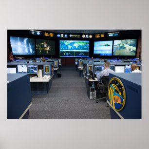 Poster Centre de contrôle de mission (STS-119)