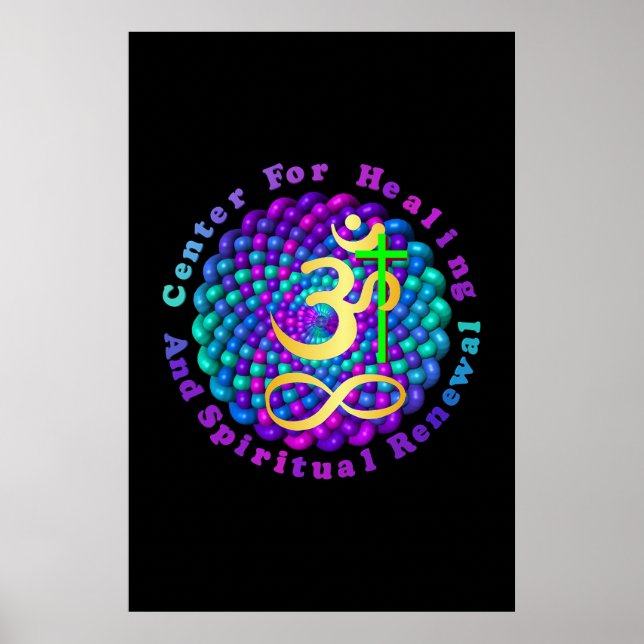 Poster Centre de guérison et de renouveau spirituel (Devant)