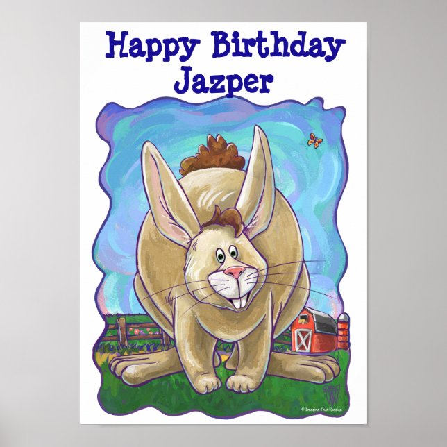 Poster Centre de la fête du lapin (Devant)