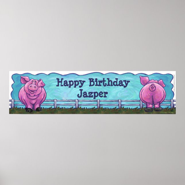 Poster Centre de la partie de porc (Devant)