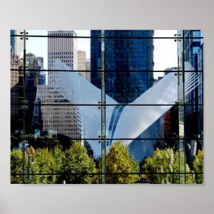 Poster Centre de transport du World Trade Center, NY