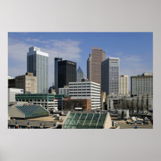 Poster Centre-ville d'Atlanta