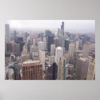Poster Centre-ville de Chicago
