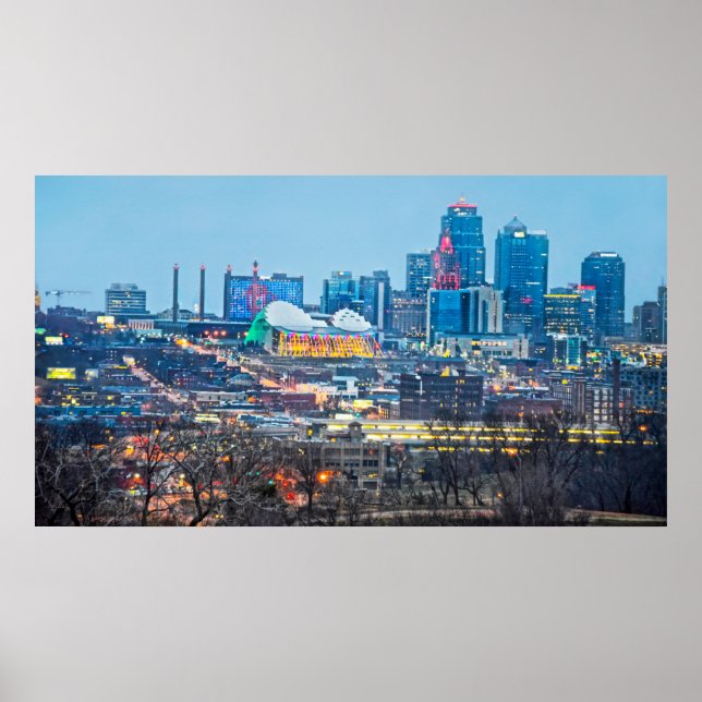 Poster Centre-ville de Kansas City (Devant)