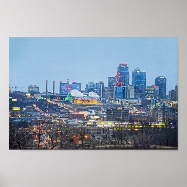 Poster Centre-ville de Kansas City (Devant)