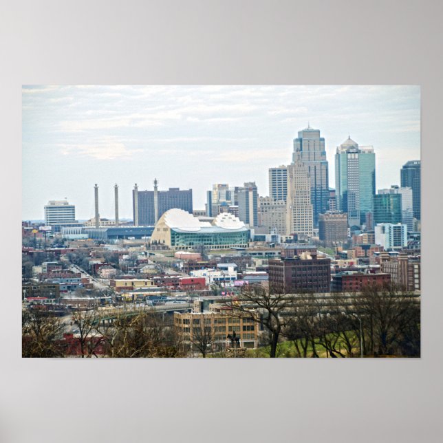 Poster Centre-ville de Kansas City, Missouri, View (Devant)