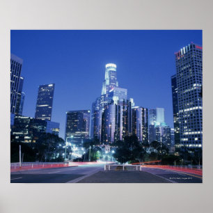 Poster centre-ville de Los Angeles
