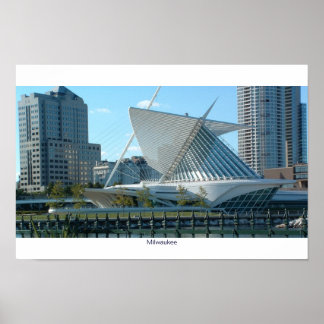 Poster Centre-ville de Milwaukee