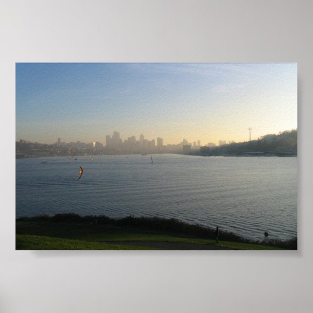 Poster Centre-ville de Seattle (Devant)