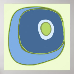 Poster Cercle 5 de mod - copie d'art