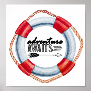 Poster Cercle de vie d'aventure