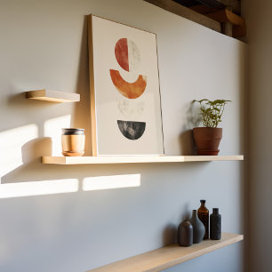 Poster Cercle minimaliste Boho Abstrait