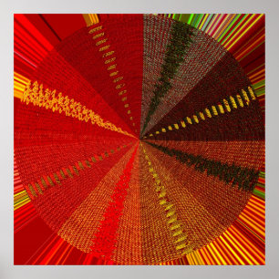 Poster Cercle tissé