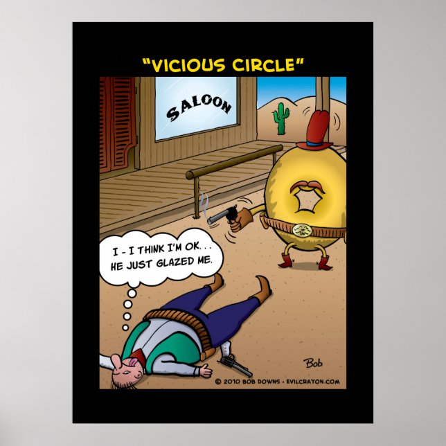 Poster "Cercle vicieux" (Devant)