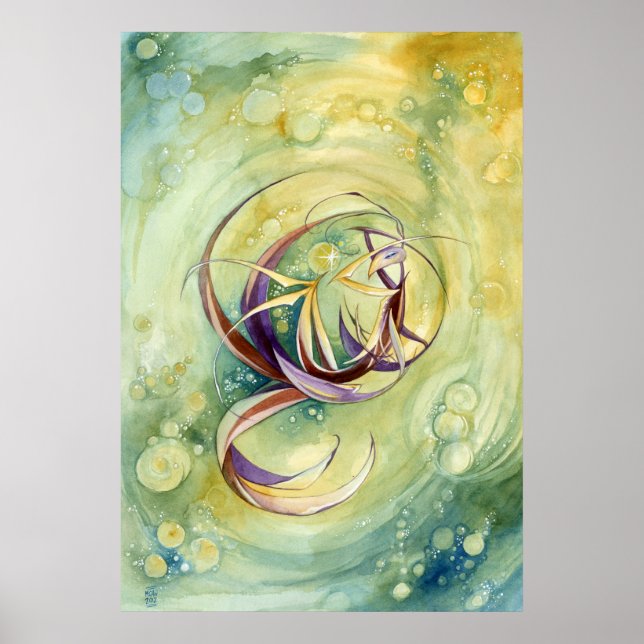 Poster Cercles dans les cercles Imprimer (Devant)