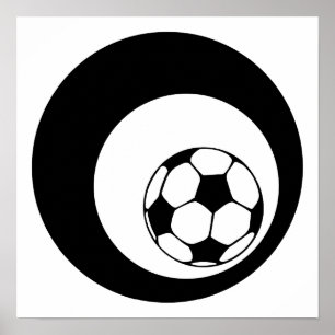 Poster cercles de football