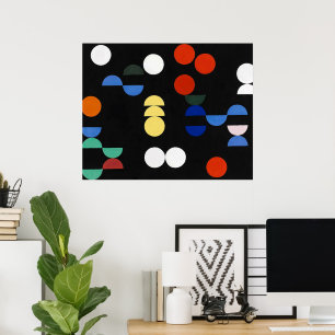 Poster Cercles et demi-cercles Sophie Taeuber-Arp