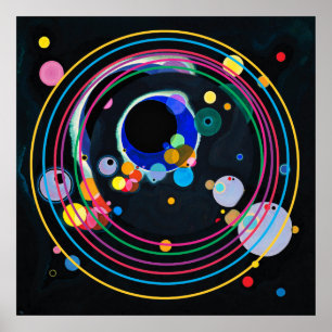 Poster Cercles Kandinsky