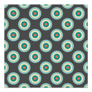 Poster Cercles mixtes gris par Shirley Taylor