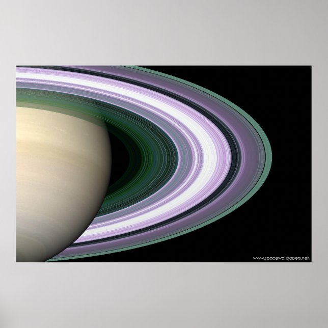 Poster Cercles Saturn (Devant)