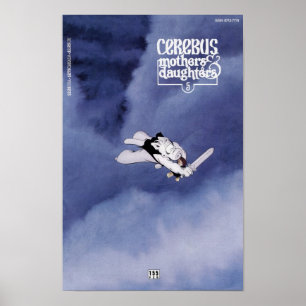 Poster Cerebus numéro #155 couverture imprimé