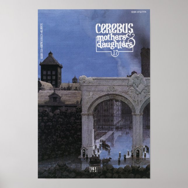 Poster Cerebus numéro #167 couverture imprimé (Devant)