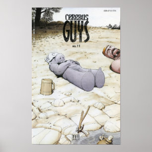 Poster Cerebus numéro #211 couverture imprimé