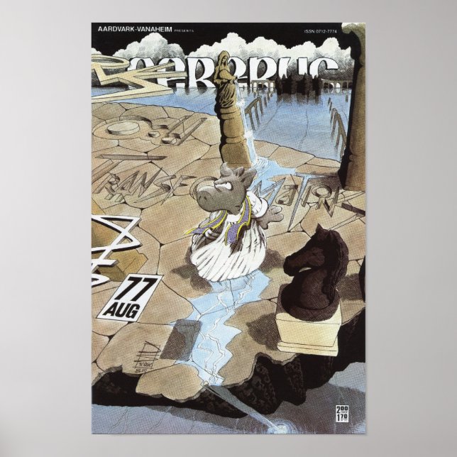 Poster Cerebus numéro #77 couverture imprimé (Devant)