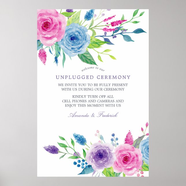 Poster Cérémonie de débranchement du Mariage de fleurs Ul (Devant)