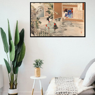 Poster Cérémonie de thé japonais Vintage sur mesure Art 4