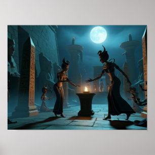 Poster Cérémonie sur la Lune