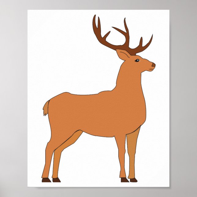 Poster Cerf (Devant)