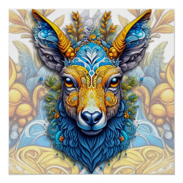 Poster Cerf Mythique (Devant)