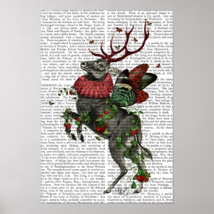 Poster Cerfs communs de fraise