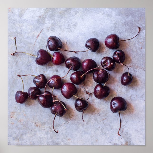 Poster Cerises (Devant)
