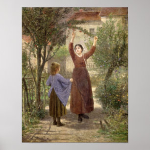 Poster Cerises de cueillette