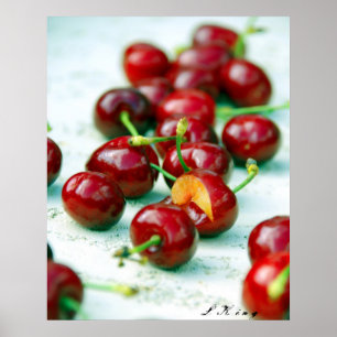 Poster cerises de faire rage