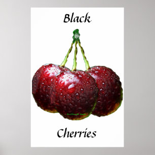 Poster Cerises noires