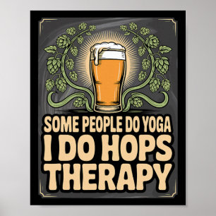 Poster Certaines Personnes Font Du Yoga Je Fais Des Sauts