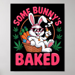 Poster Certains lapins ont cuit Pâques 2025 Détente Drôle