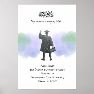 Poster Certificat de diplôme