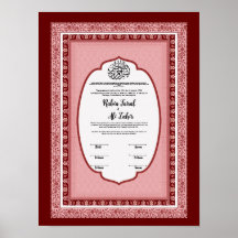 certificat de mariage islamique,