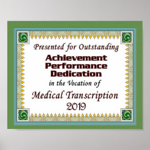 Poster Certificat MT 2019