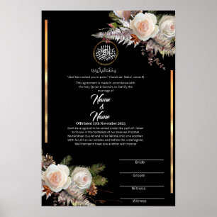 Poster Certificat Nikkah