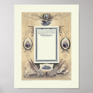 Poster Certificat-Union civile de combattants