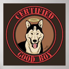 Poster Certifié Good Boy